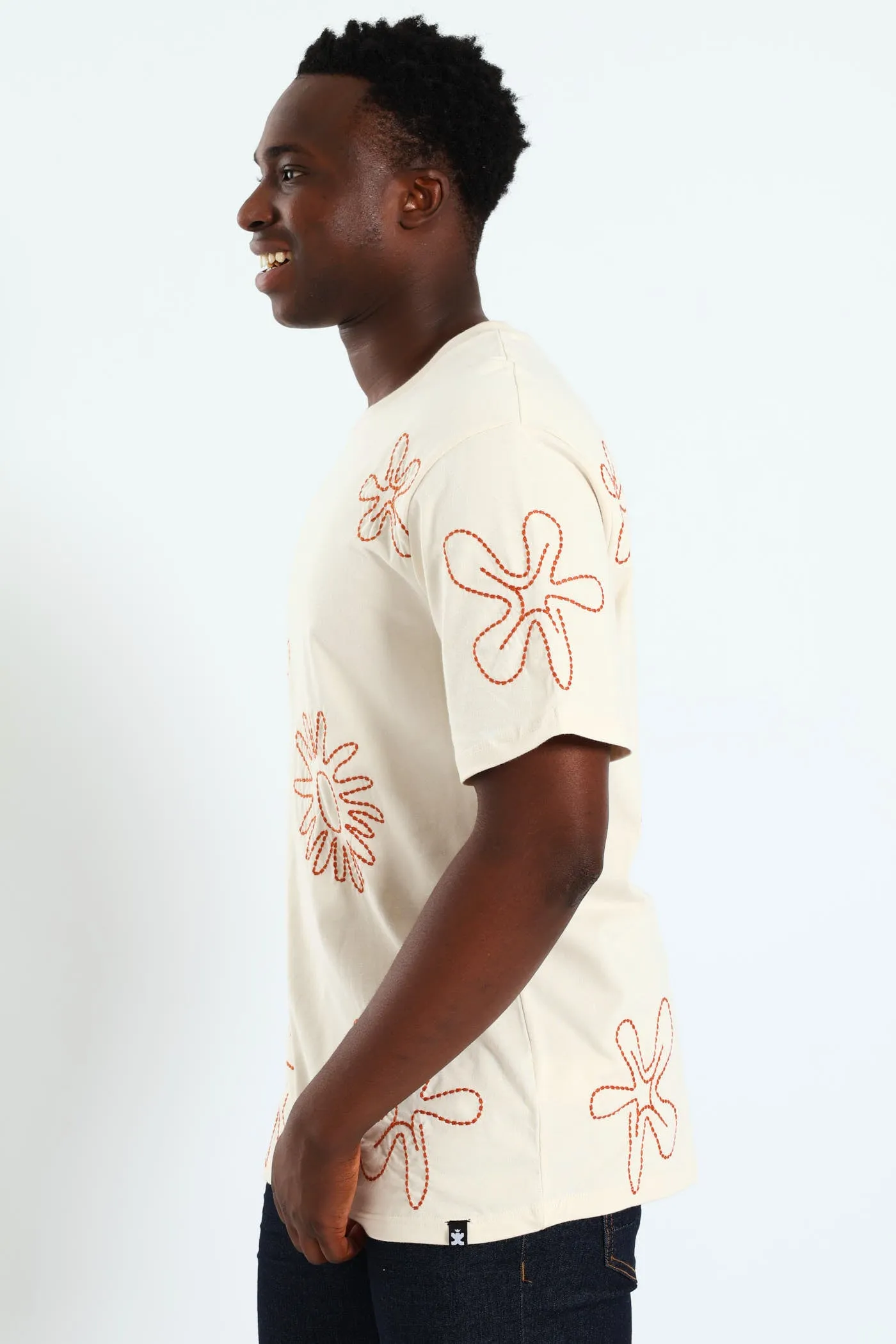Cancun Embroidered Tee - Off White sold by Edgars product image thumbnail 2