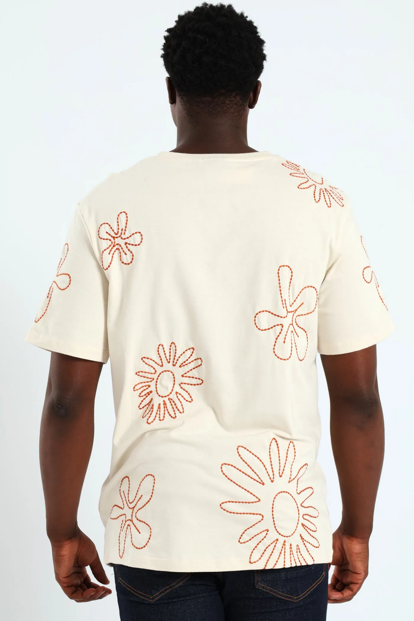 Cancun Embroidered Tee - Off White sold by Edgars product image thumbnail 3