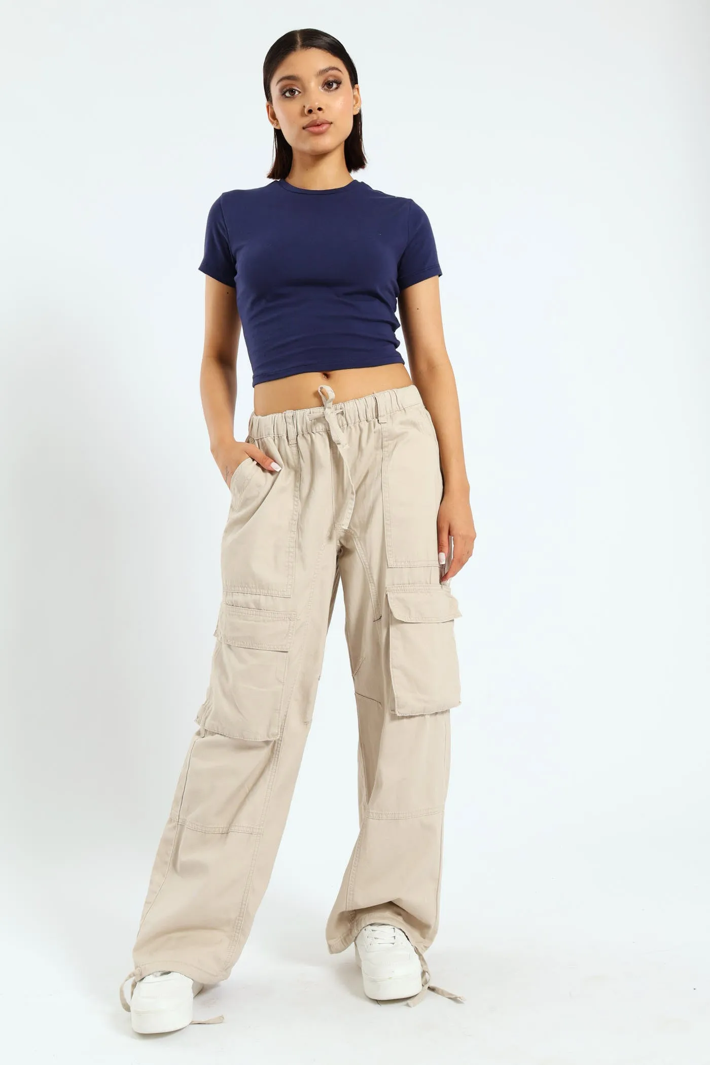 Basic Short Sleeve Tee - Navy sold by Edgars