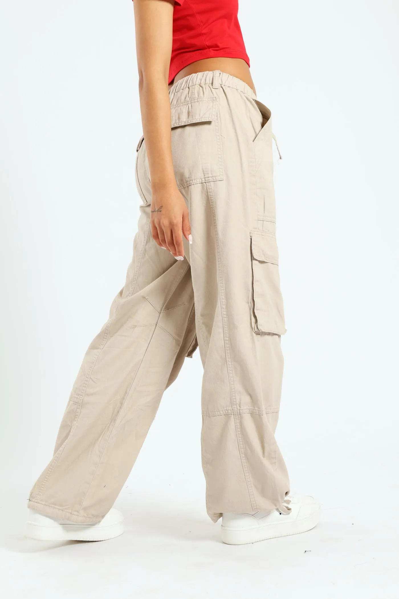Contrast Cargo Trousers - Stone sold by Edgars product image thumbnail 3