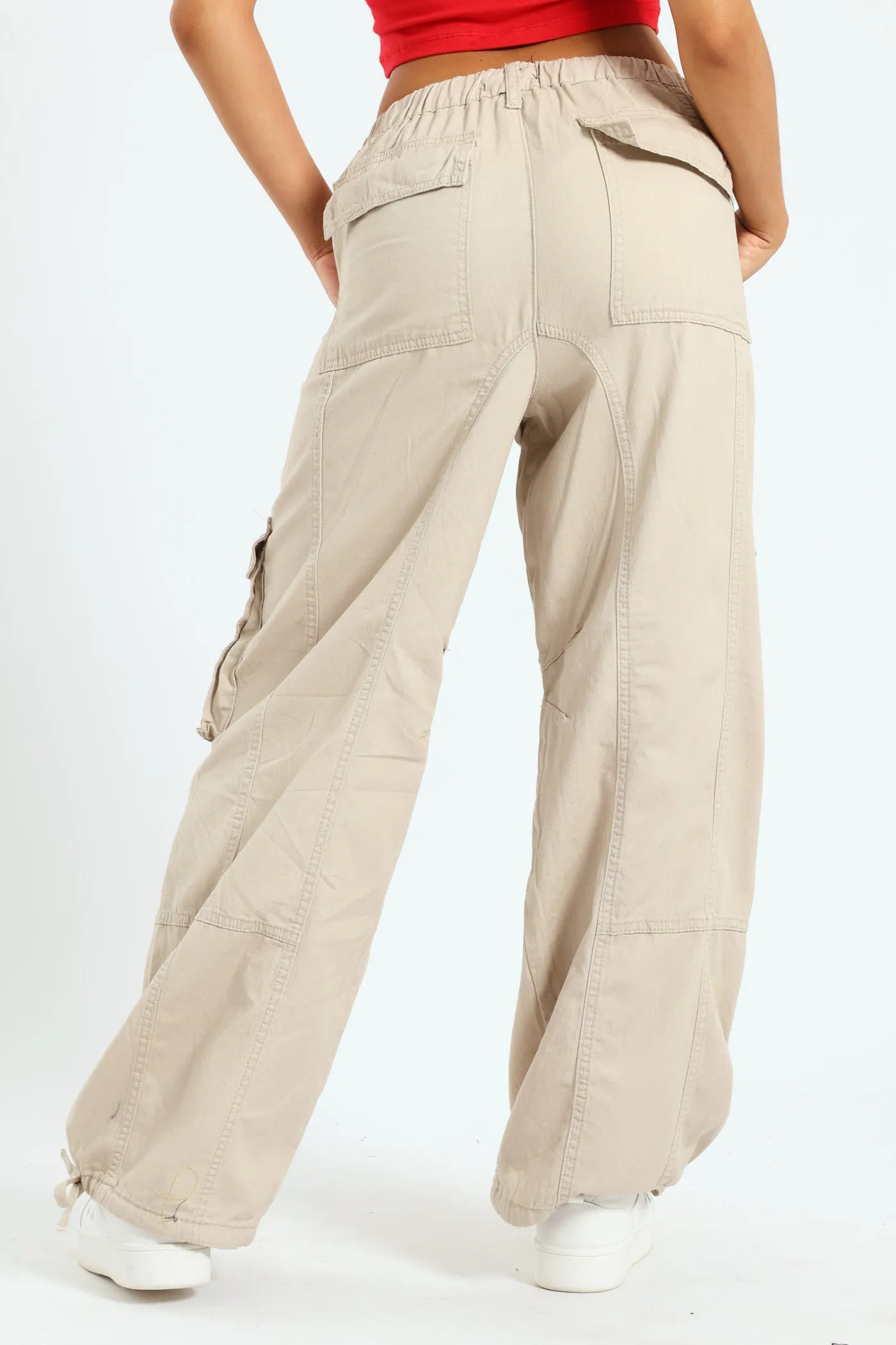 Contrast Cargo Trousers - Stone sold by Edgars product image thumbnail 4