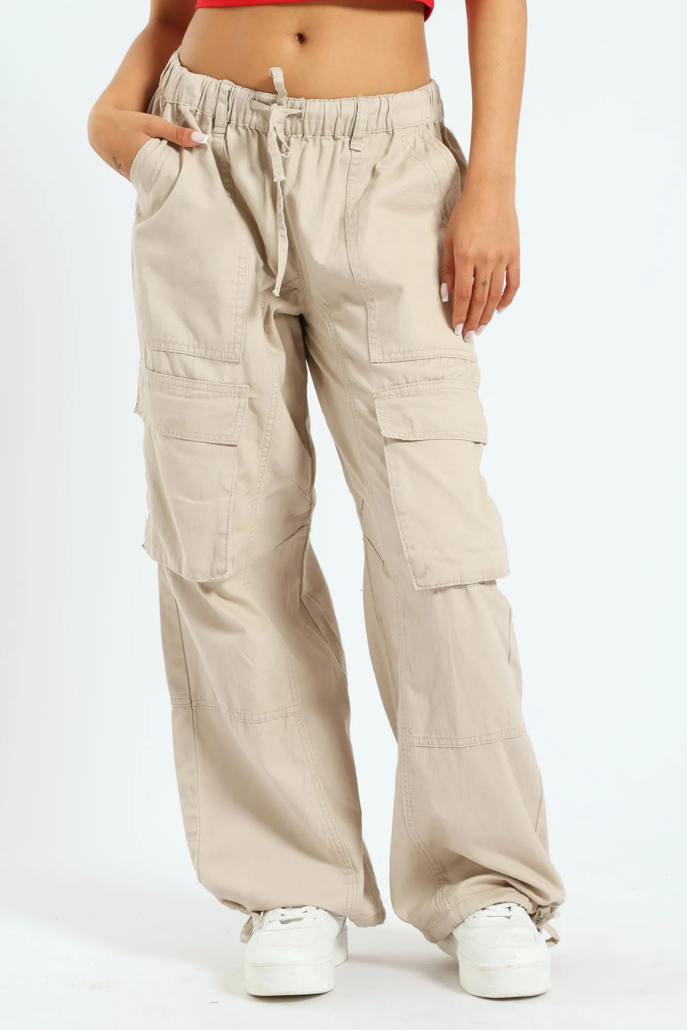 Contrast Cargo Trousers - Stone sold by Edgars product image thumbnail 2