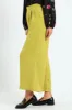 Pull On Pleat Front Wideleg Capri Pants - Chartreuse sold by Edgars