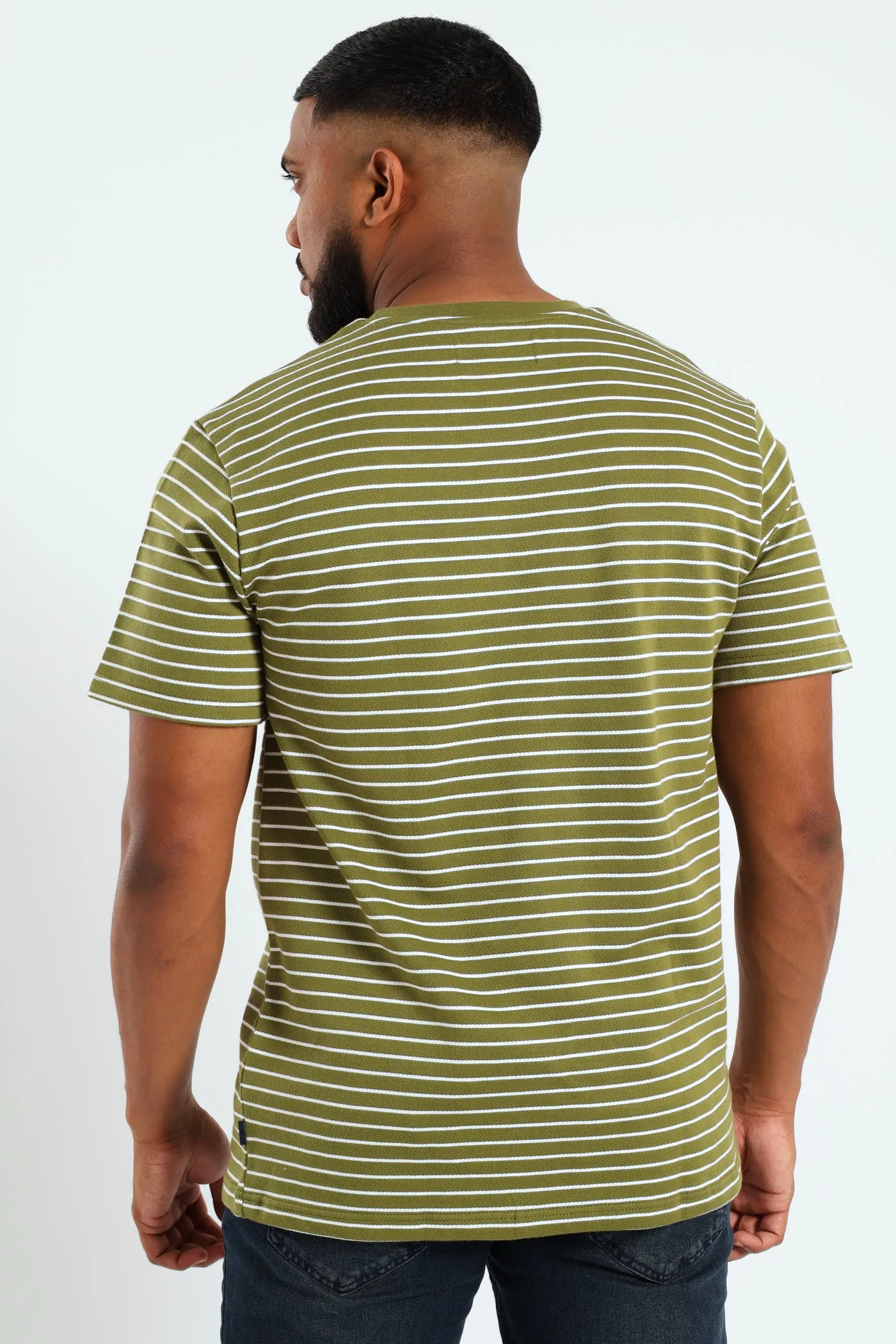 Surface Stripe Tee - Olive sold by Edgars product image thumbnail 3
