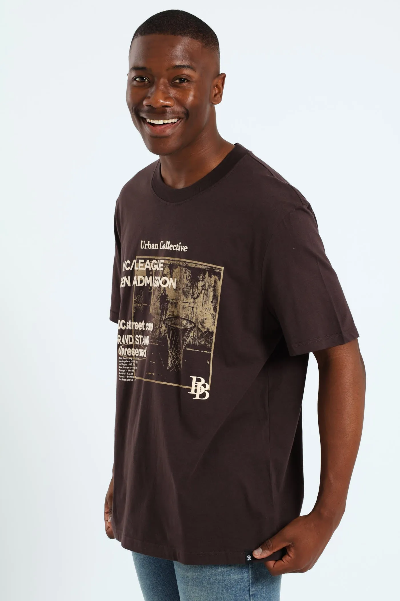 Basketball Tee - Chocolate sold by Edgars product image thumbnail 2