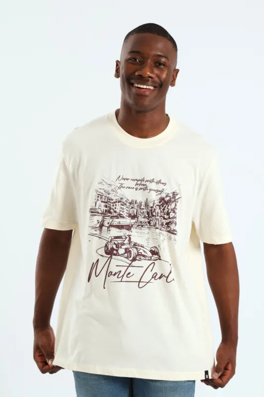 Monte Carlo Tee - Off White sold by Edgars