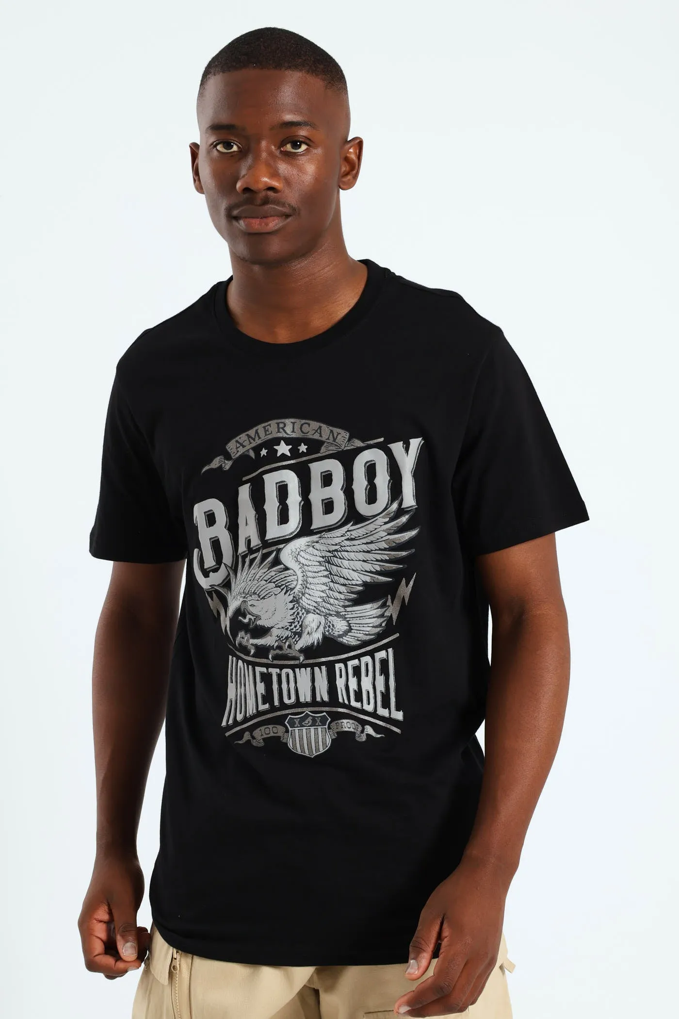 Hometown Rebel Tee - Black sold by Edgars