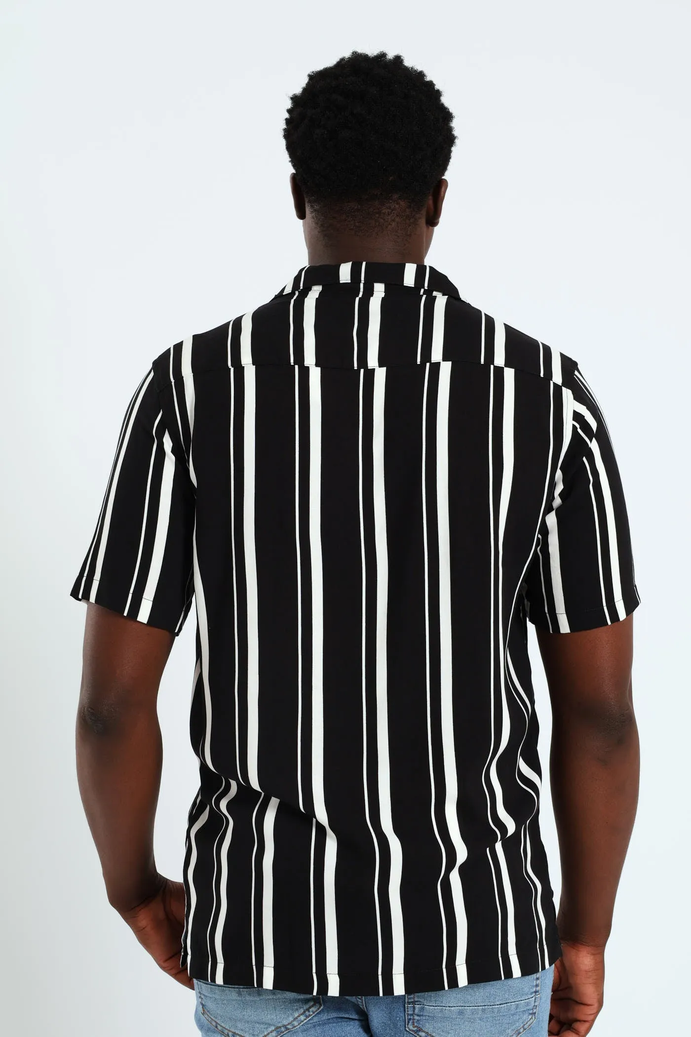 Wide Stripe Shirt - Black sold by Edgars product image thumbnail 3