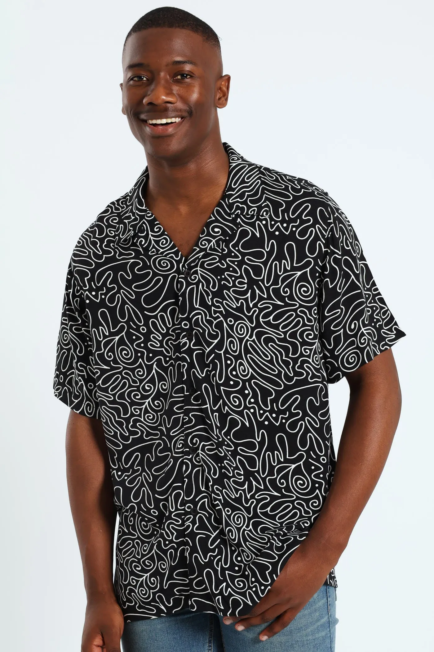 Nu Tribe Shirt - Black sold by Edgars
