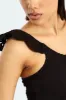 Embroidered Cap Sleeve Gause Top - Black sold by Edgars