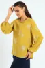 Long Sleeve Formal Blouse - Mustard sold by Edgars