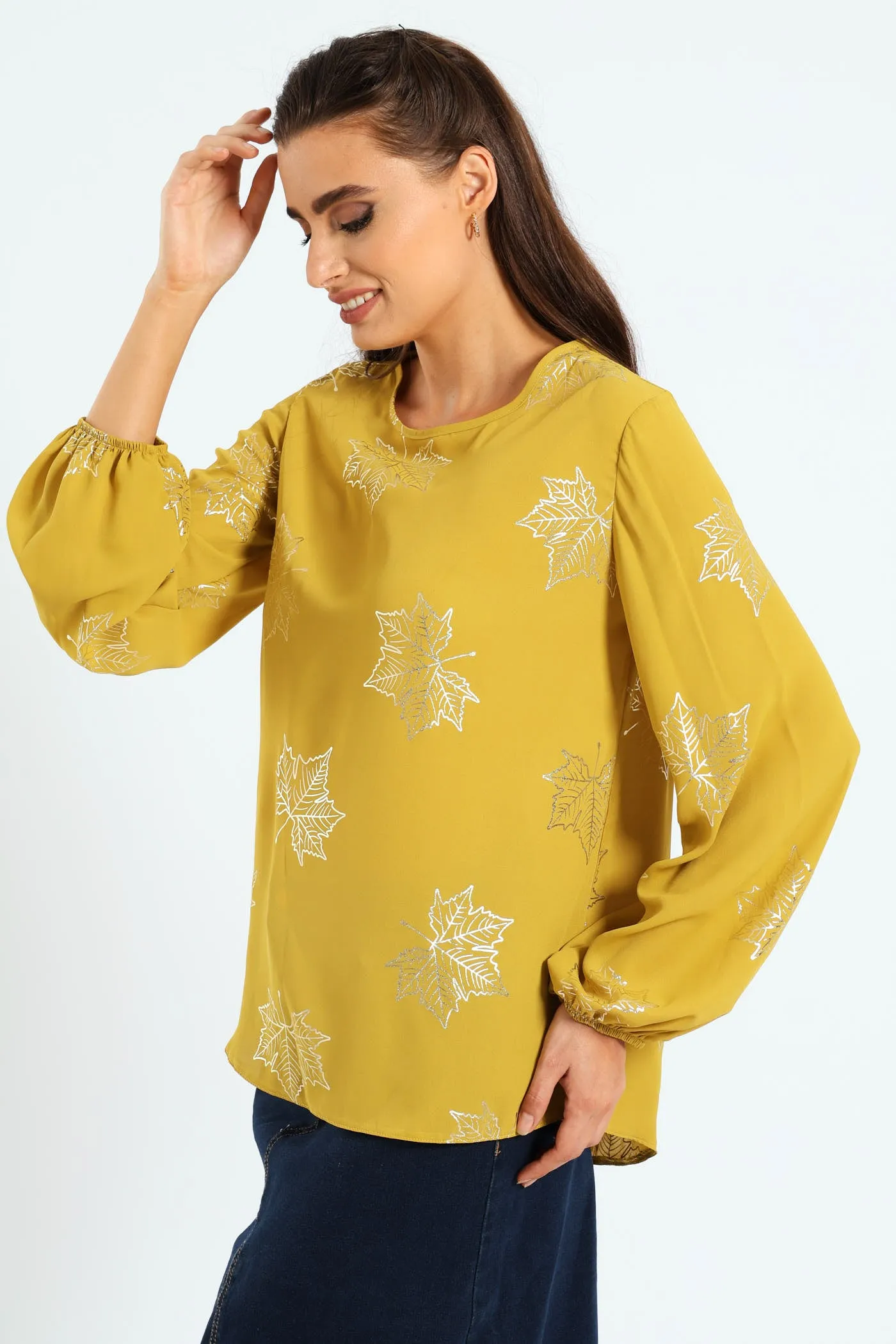 Long Sleeve Formal Blouse - Mustard sold by Edgars product image thumbnail 2