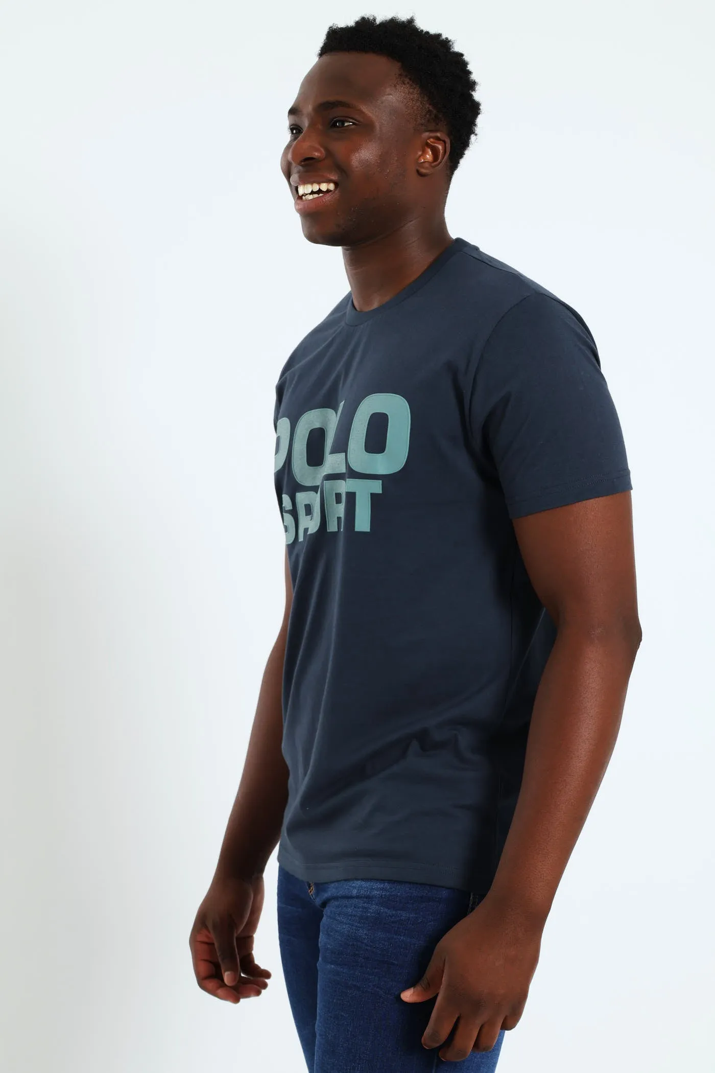 Daniel Sport Logo Tee - Navy sold by Edgars product image thumbnail 2