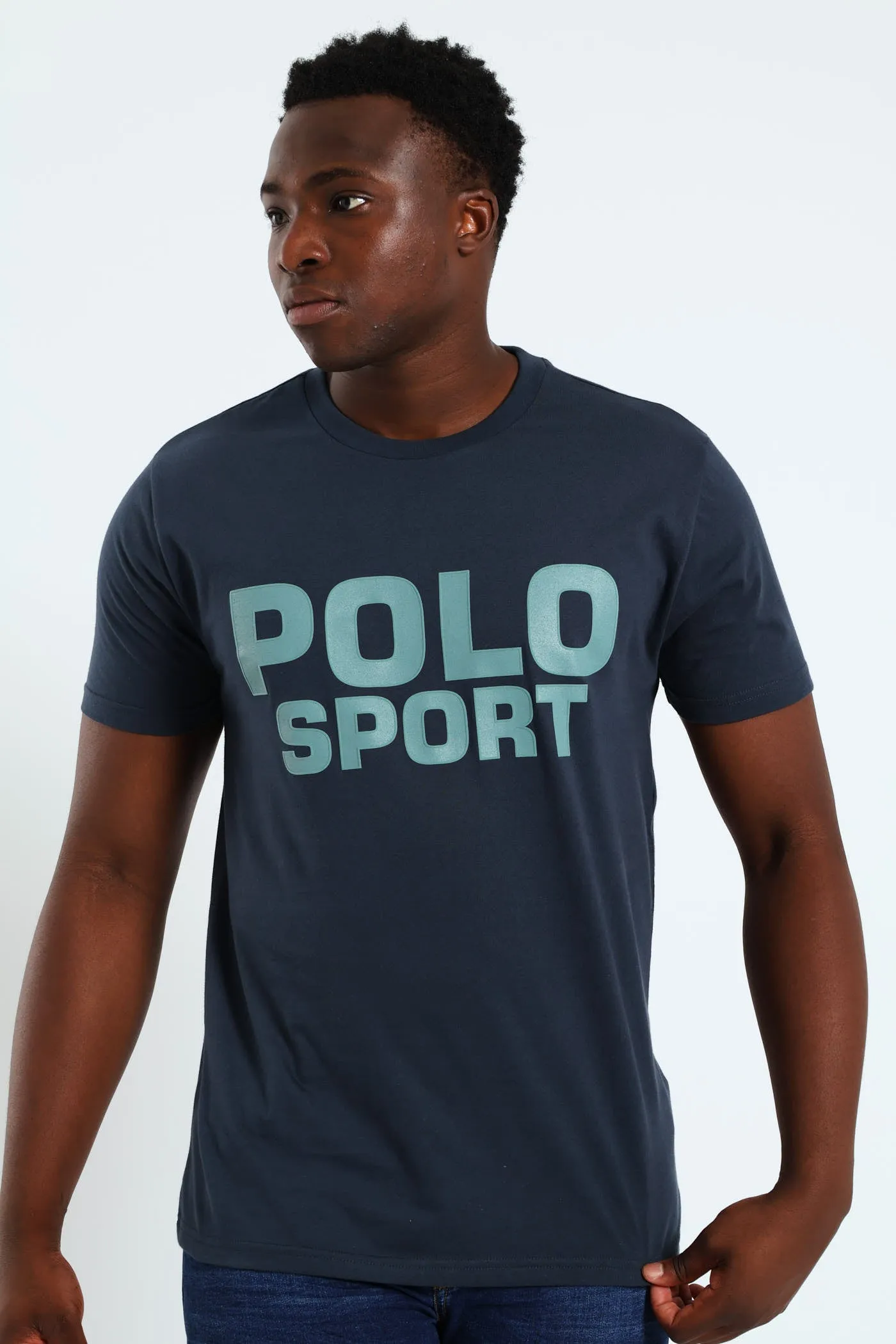 Daniel Sport Logo Tee - Navy sold by Edgars