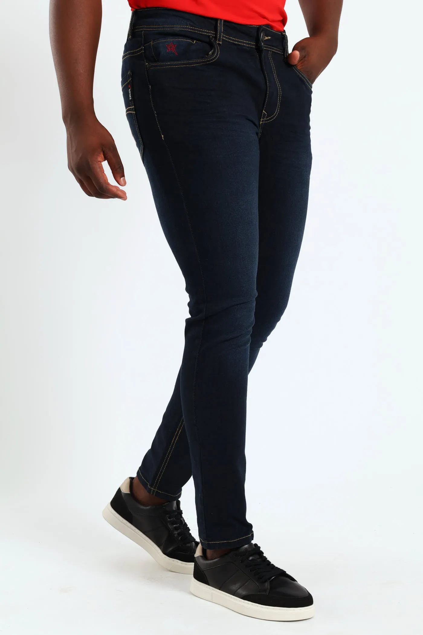 Alcazar Skinny Denim Jean - Blue/Black sold by Edgars product image thumbnail 2