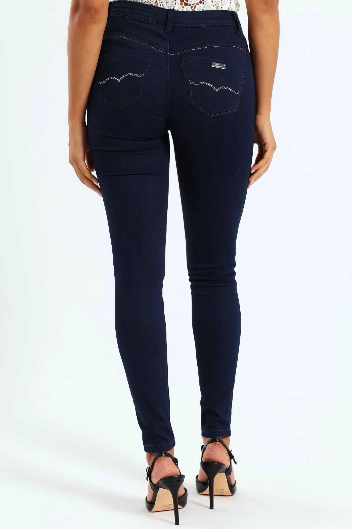 Kale Jon Basic Skinny Jean - Black/Blue sold by Edgars product image thumbnail 4
