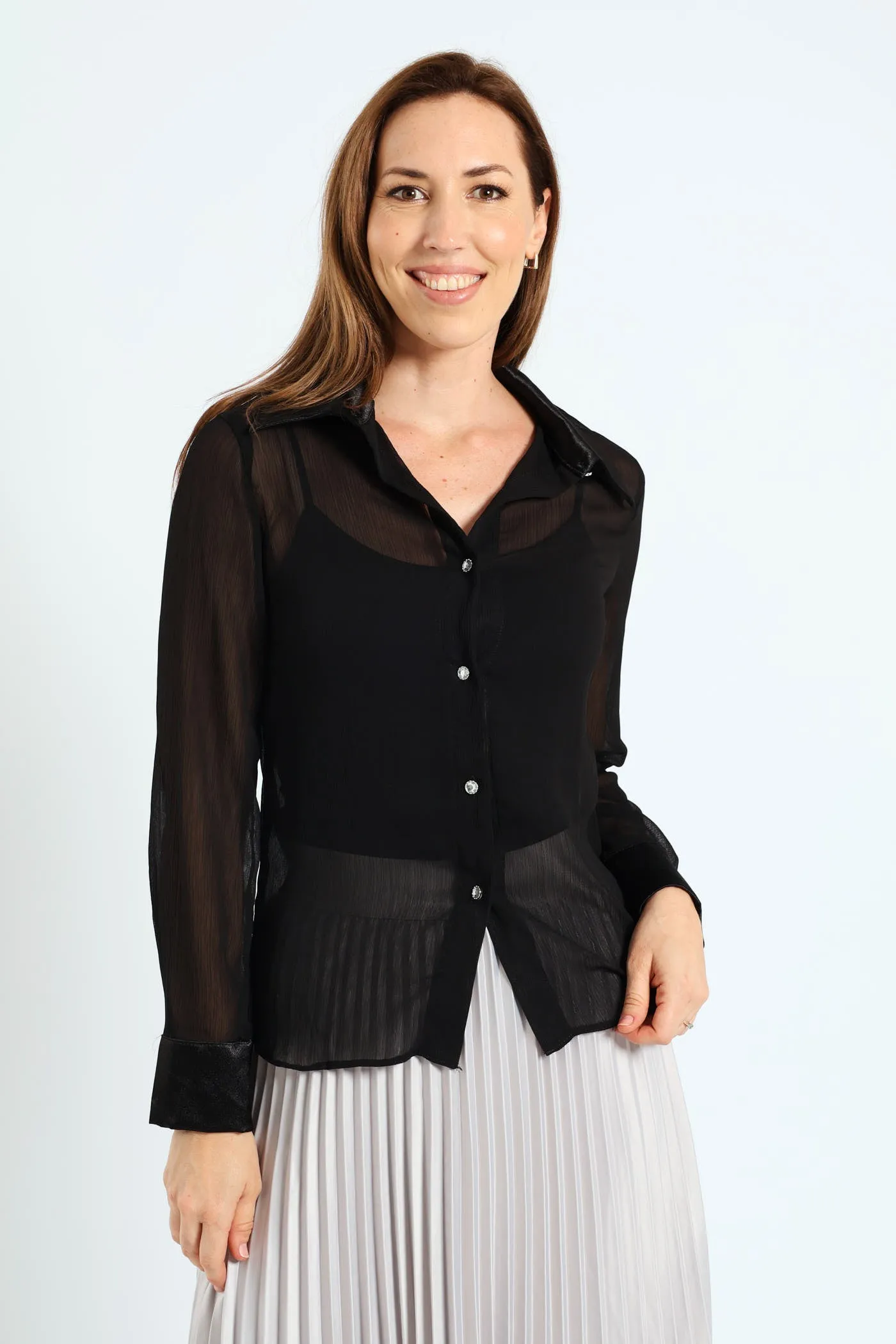 Long Sleeve Combo Shirt - Black sold by Edgars product image thumbnail 2
