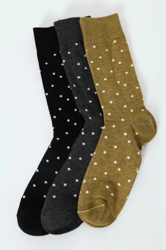 3 Pack Olive Anklet Socks - Black sold by Edgars