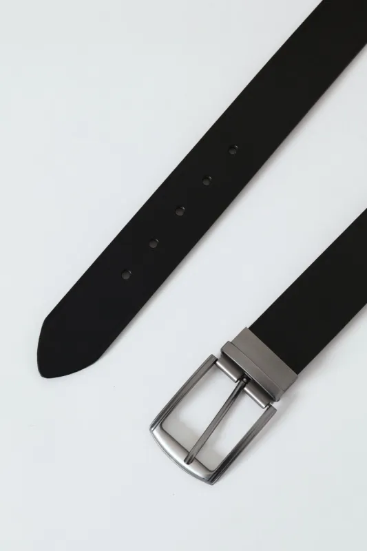 Bonded Leather  Fashion Belt - Dark Brown sold by Edgars