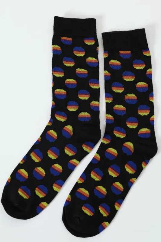 Single Circle Anklet Socks - Navy sold by Edgars 