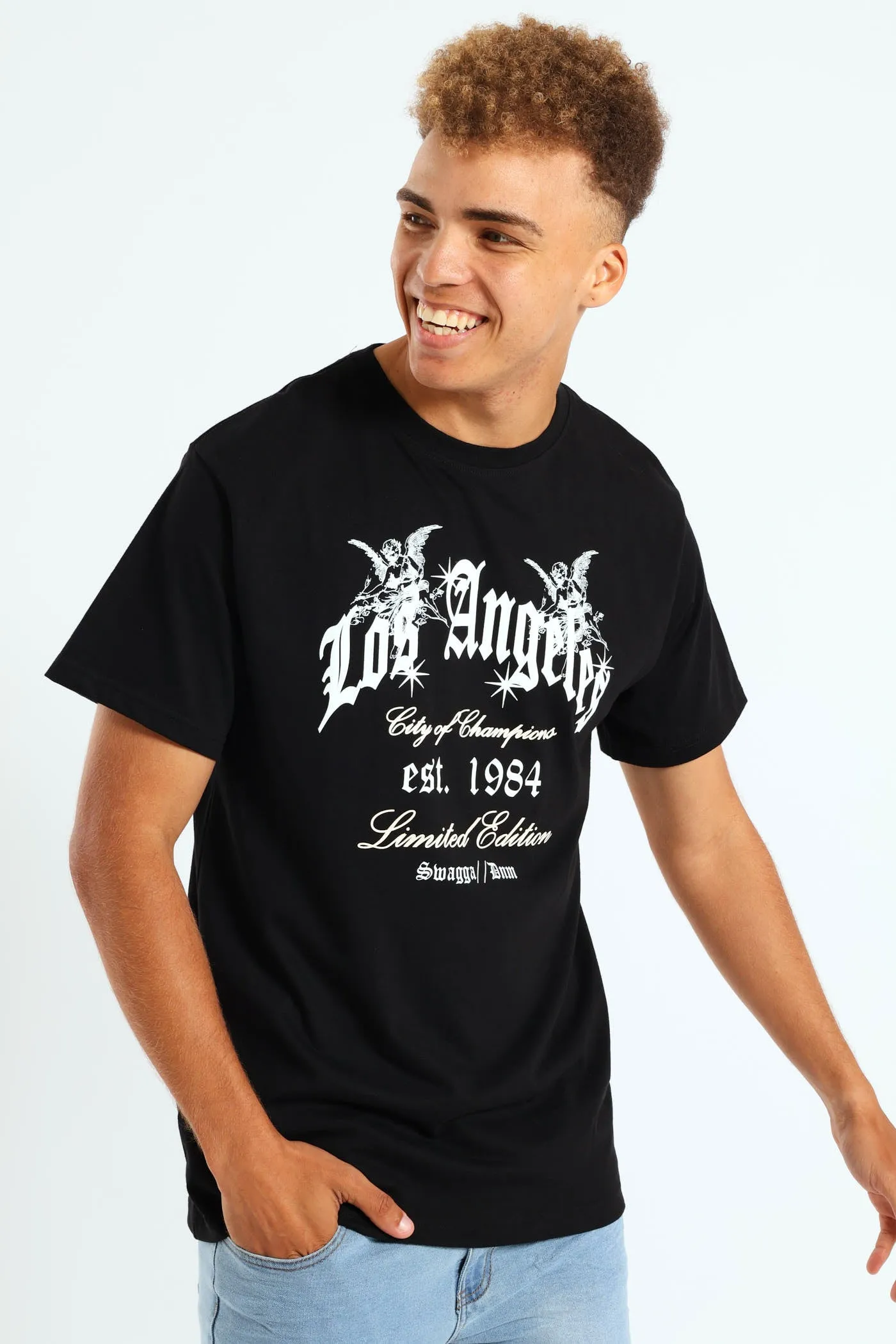 Basic Print Tee - Black sold by Edgars product image thumbnail 2