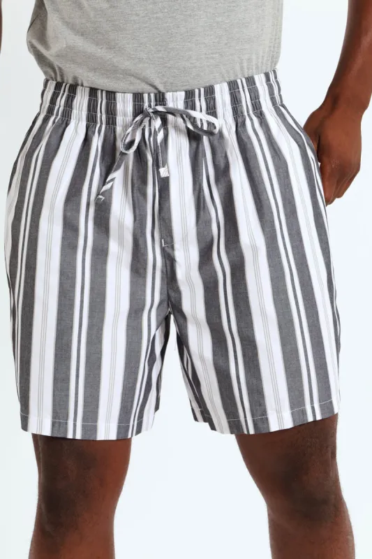 Stretch Woven Shorts - Charcoal sold by Edgars