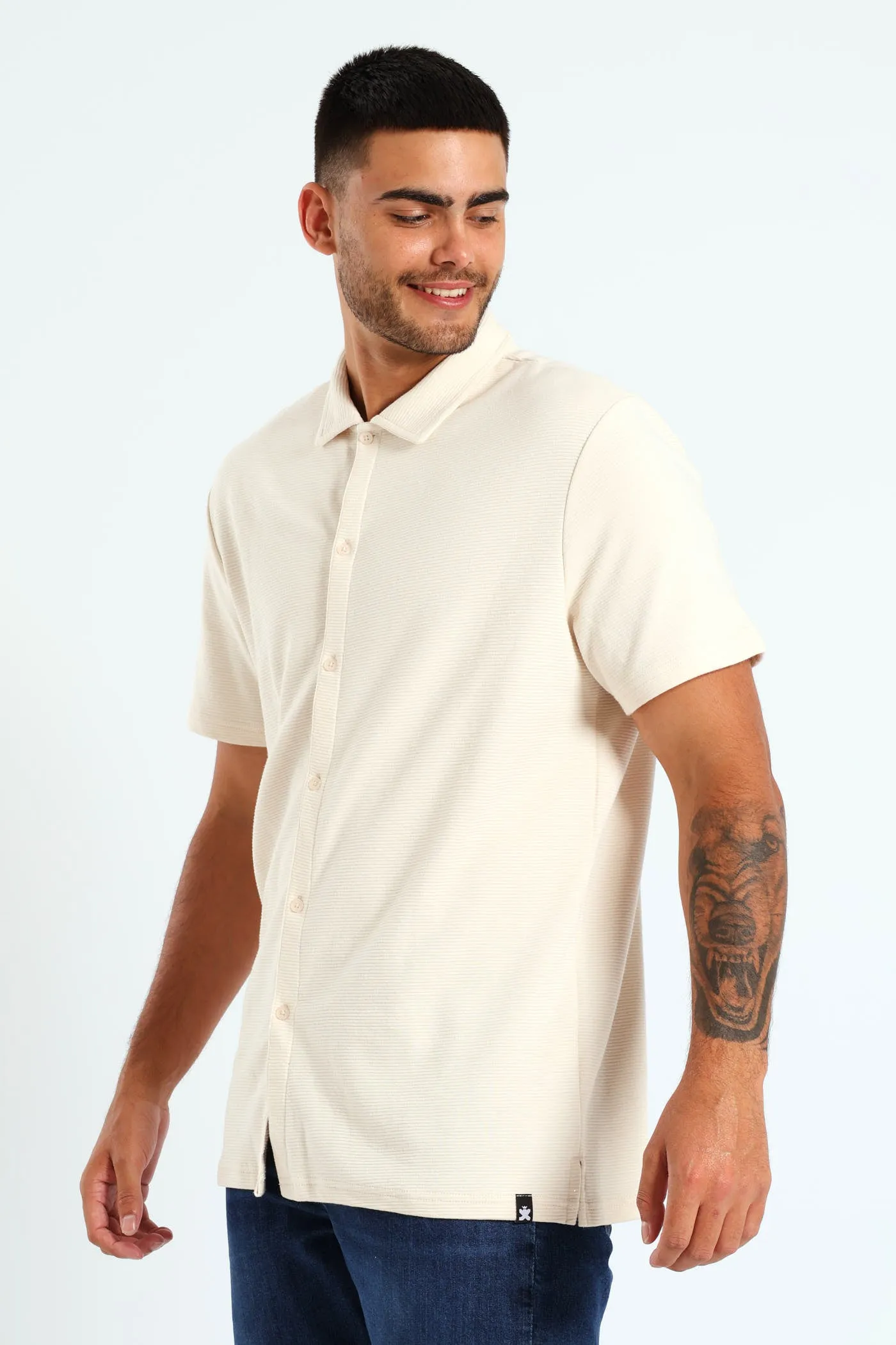Ottoman Knit Shirt - Off White sold by Edgars product image thumbnail 2