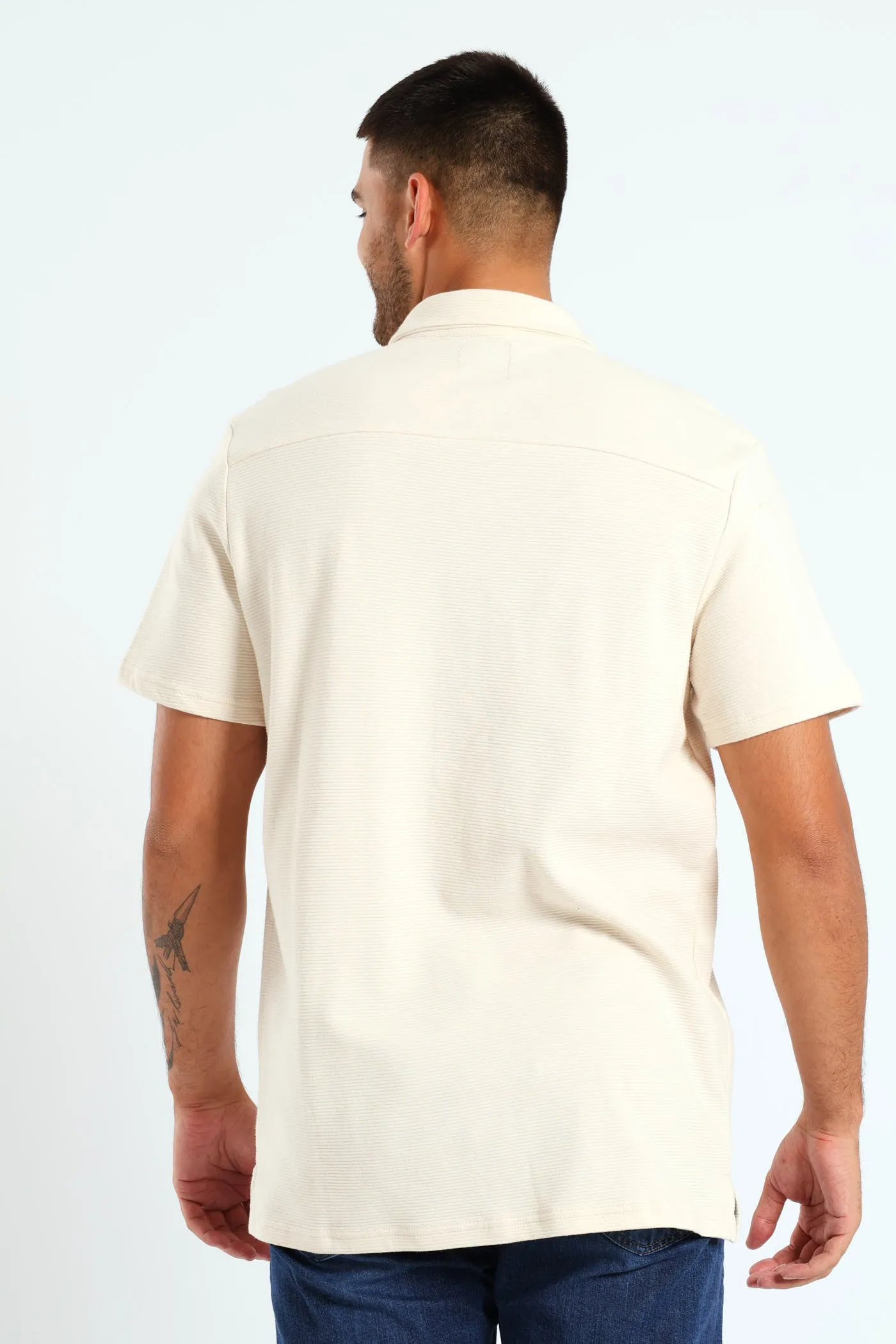 Ottoman Knit Shirt - Off White sold by Edgars product image thumbnail 3