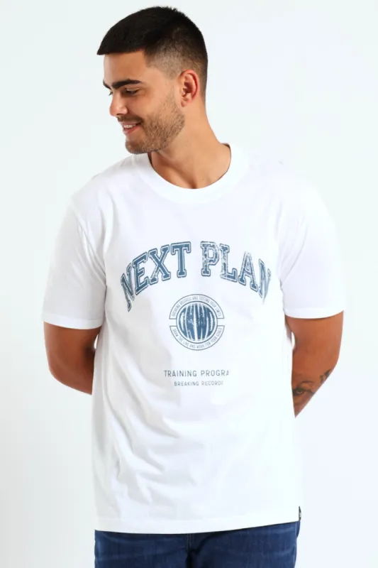 Next Plan Tee - White sold by Edgars 