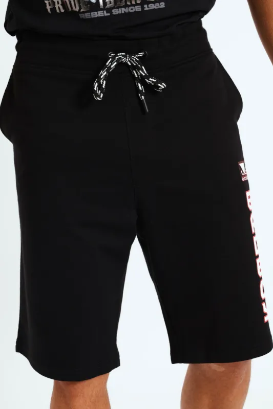 Familiar Fleece Shorts - Black sold by Edgars