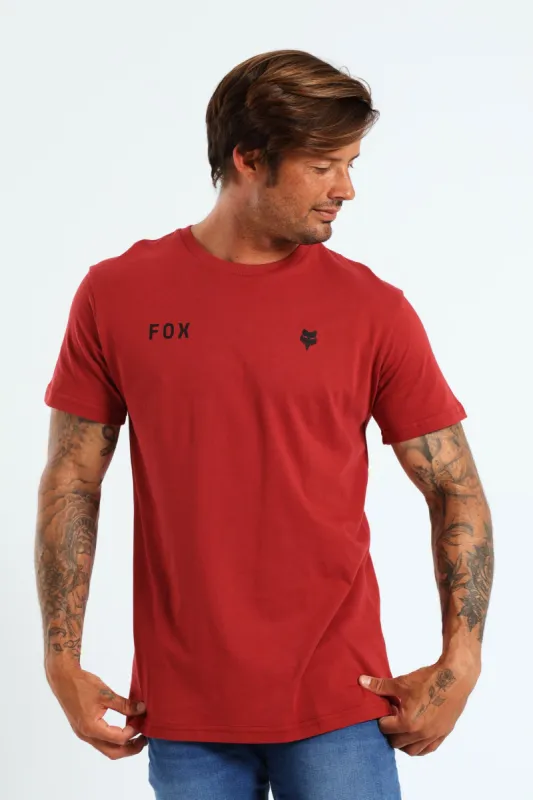 Wordmark Tee - Red made by Fox