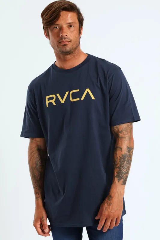 Big Brand Short Sleeve Tee - Navy sold by Edgars