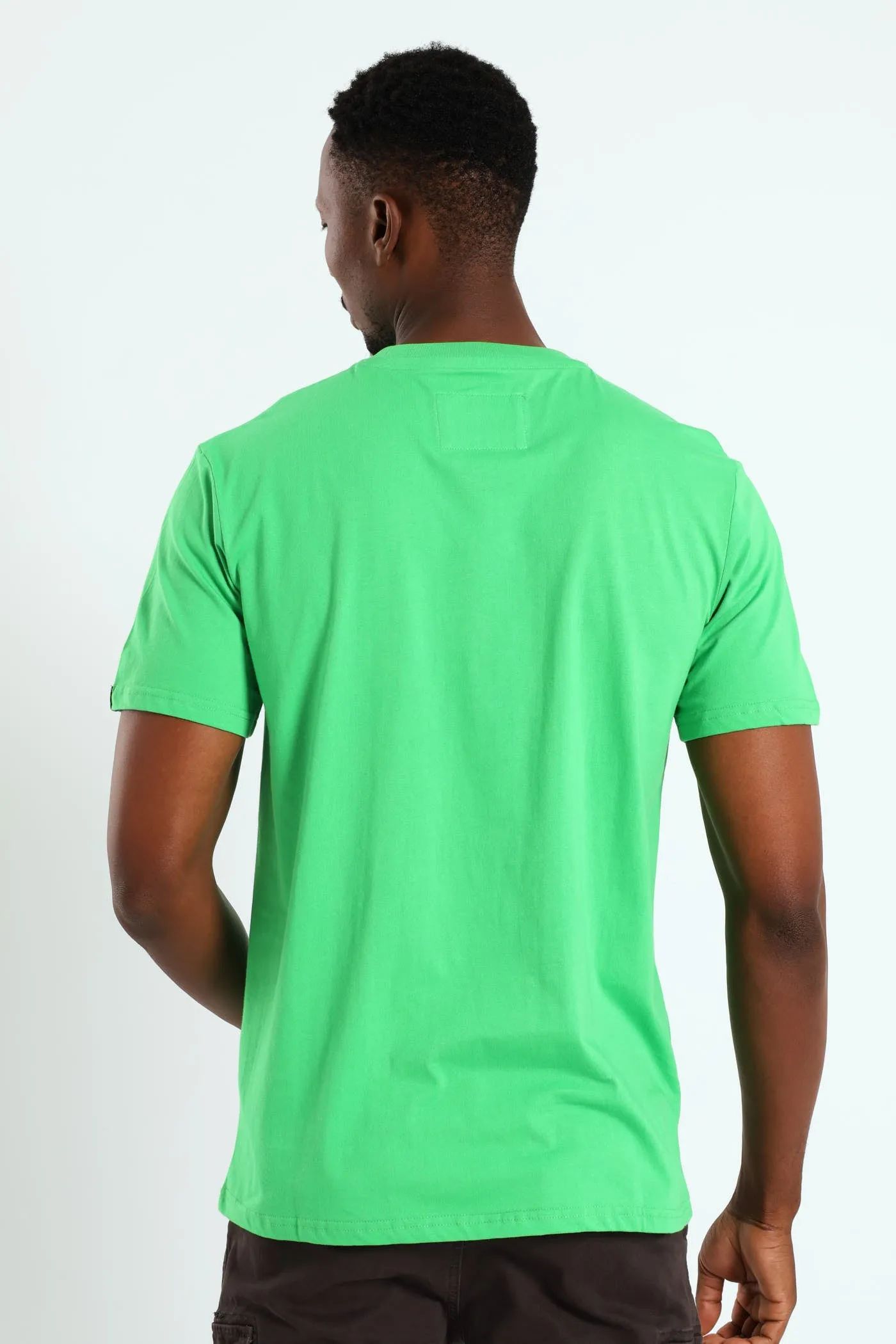 Basic Script Logo Tee - Green sold by Edgars product image thumbnail 3
