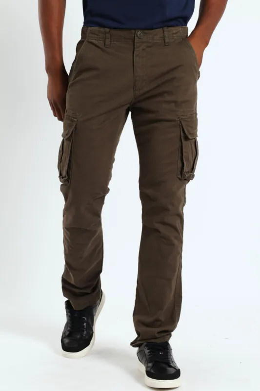 Pigment Dye Cargo Pants - Fatigue sold by Edgars