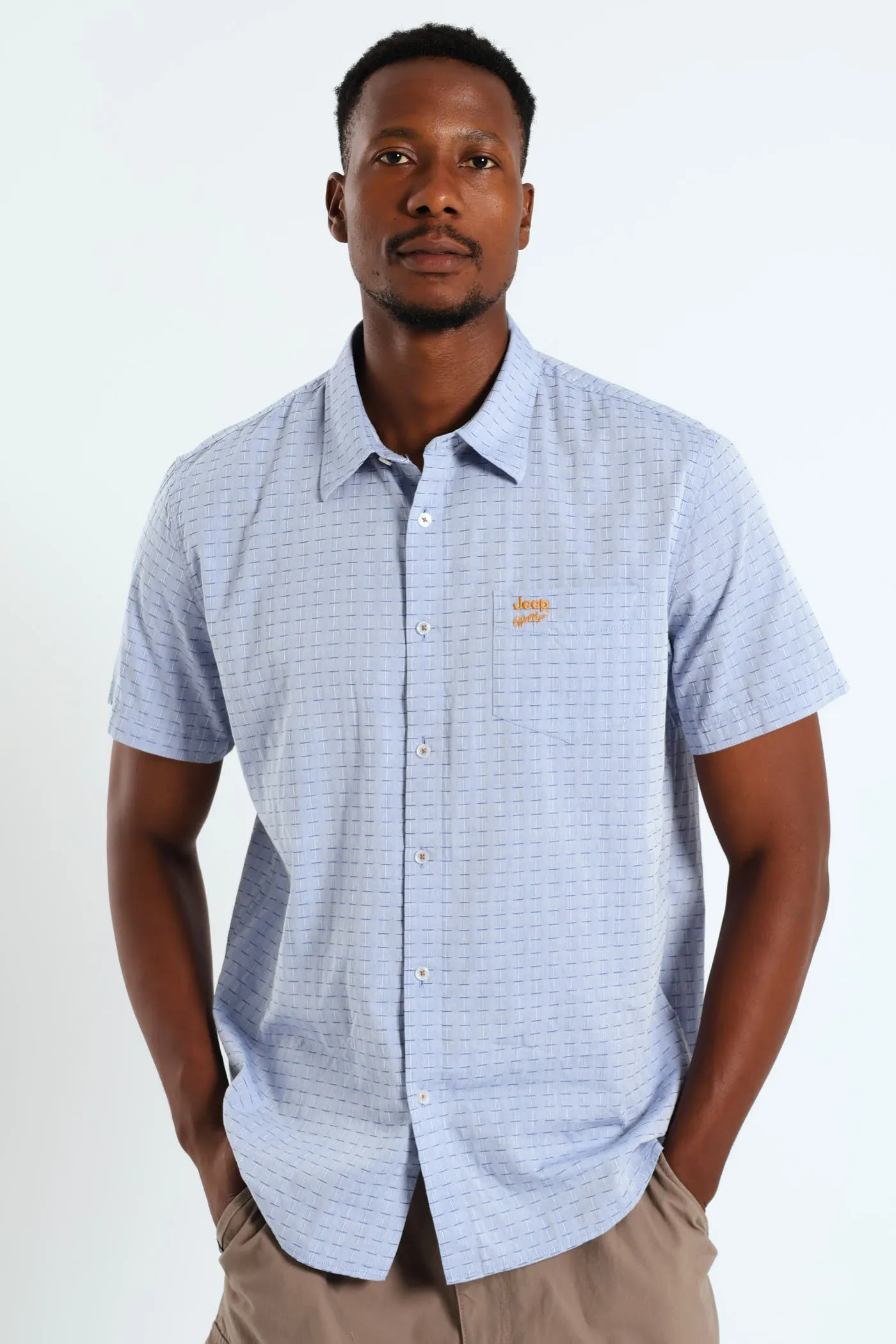 Casual Branded Shirt - Dark Blue sold by Edgars