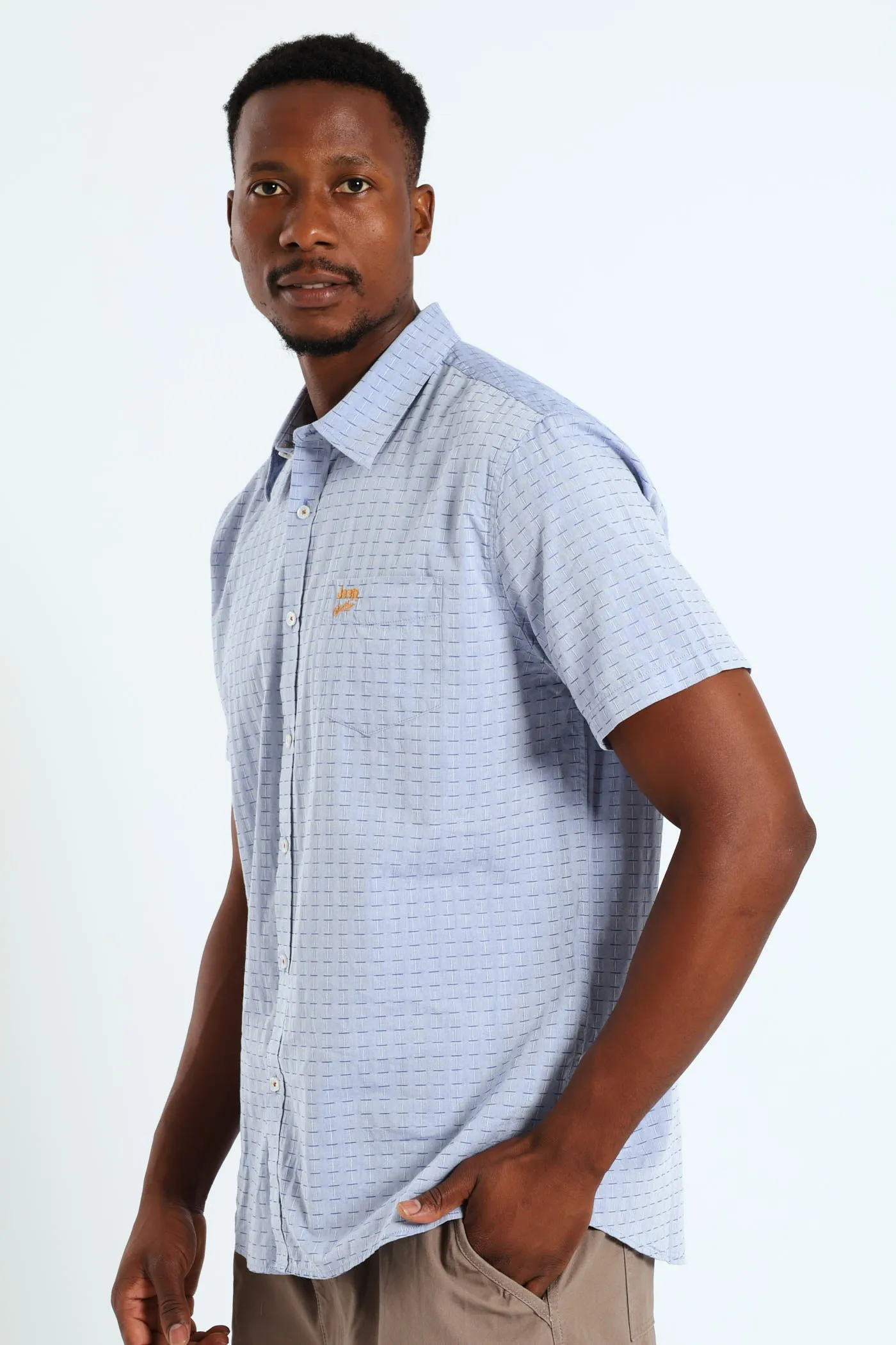 Casual Branded Shirt - Dark Blue sold by Edgars product image thumbnail 3