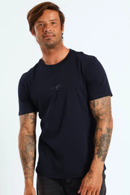 Brand Logo Tee - Navy sold by Edgars