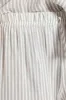 Linen Stripe Button Through Short Sleep Set - White/Grey sold by Edgars