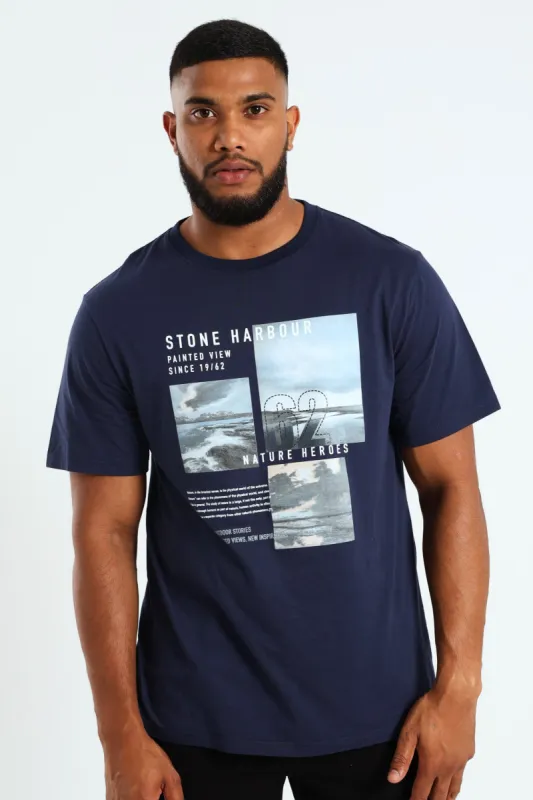 Nature Tee - Navy sold by Edgars 