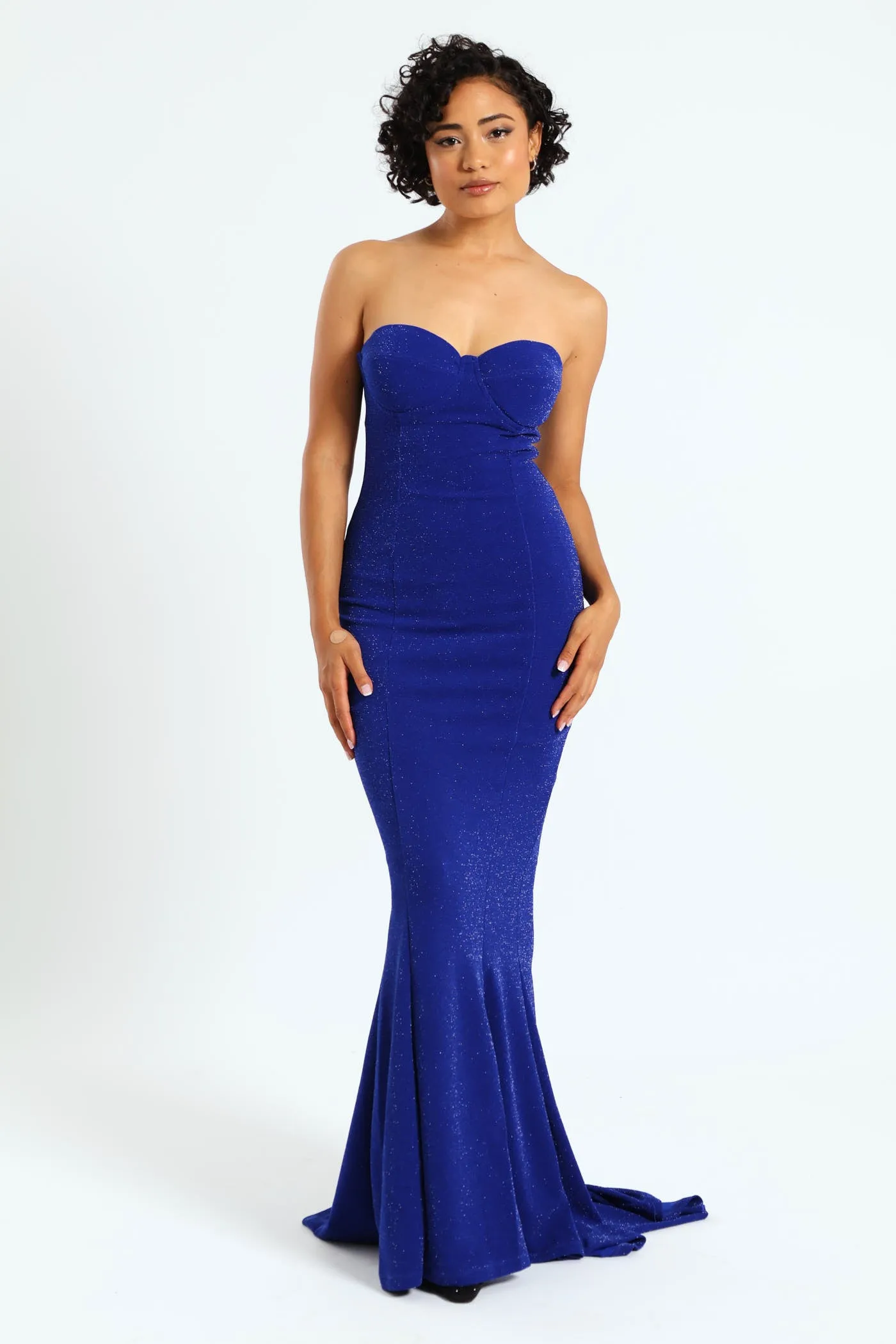 Boobtube Maxi Evening Dress - Cobalt sold by Edgars