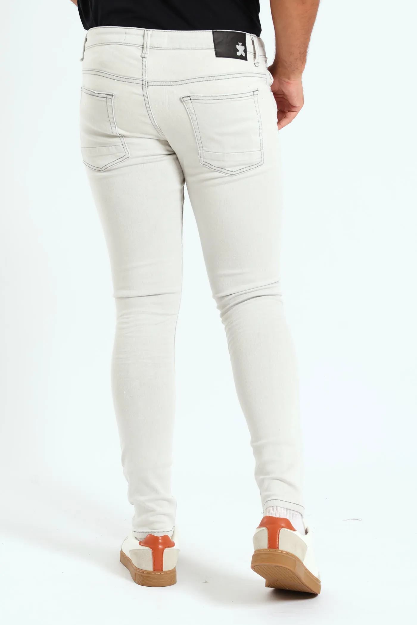 Ripped Super Skinny Jean - Grey sold by Edgars product image thumbnail 3
