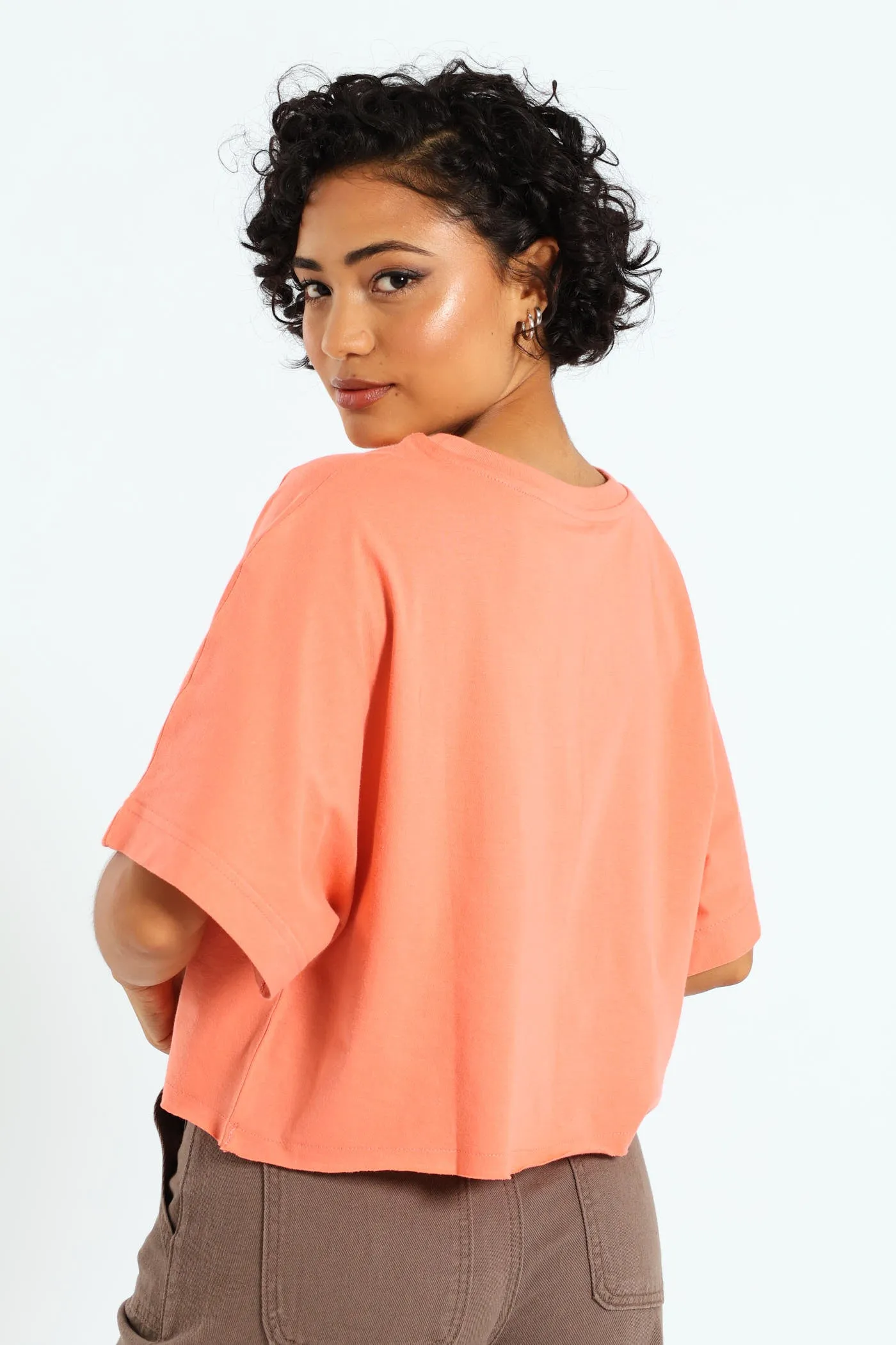 Summer Fun Crop Tee - Peach sold by Edgars product image thumbnail 3