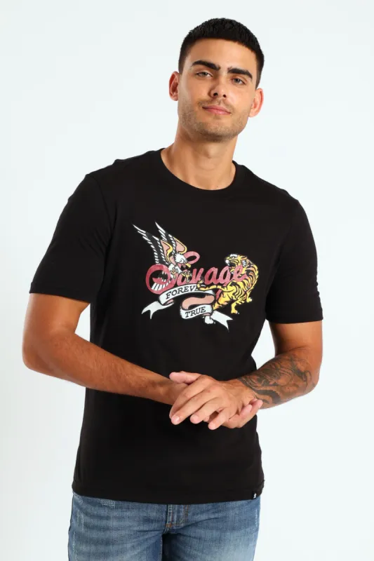 Savage Tee - Black sold by Edgars