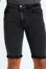 Turn Up Denim Short - Black Acid sold by Edgars