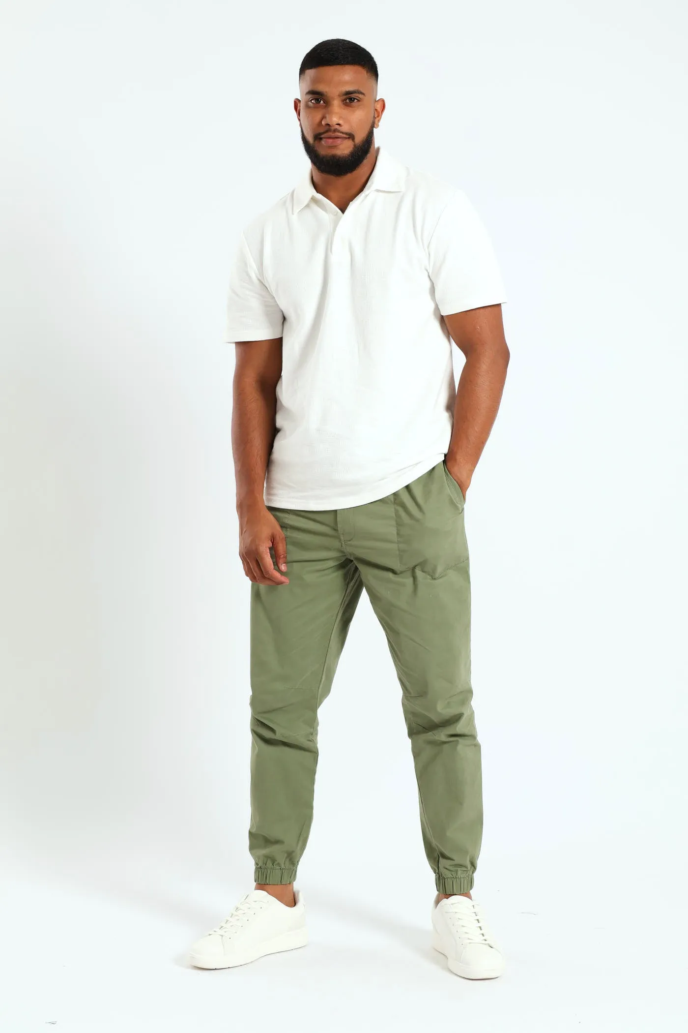 Slub Self Collar Golfer - Off White sold by Edgars product image thumbnail 4