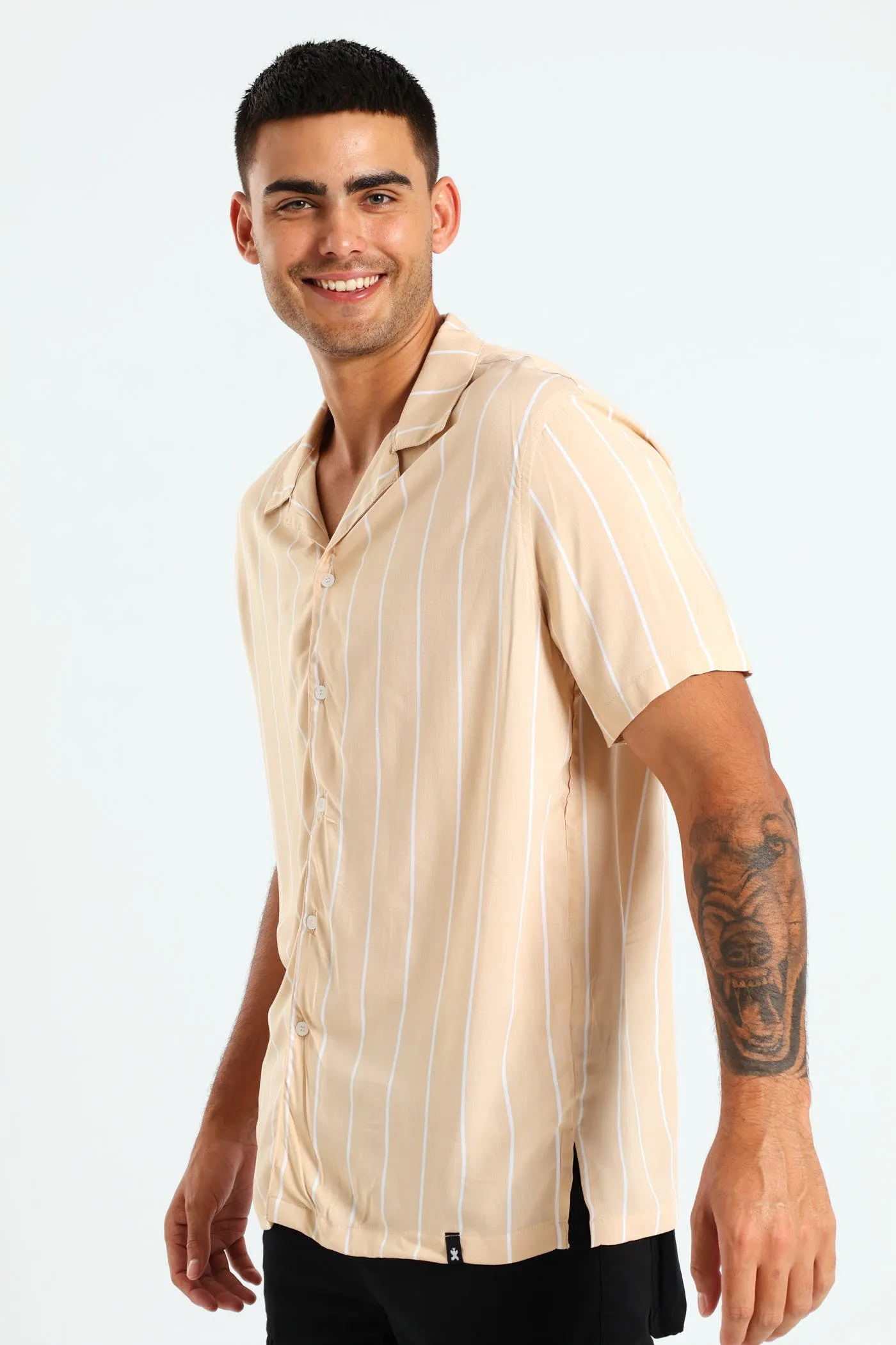 Thin Stripe Shirt - Stone sold by Edgars product image thumbnail 2