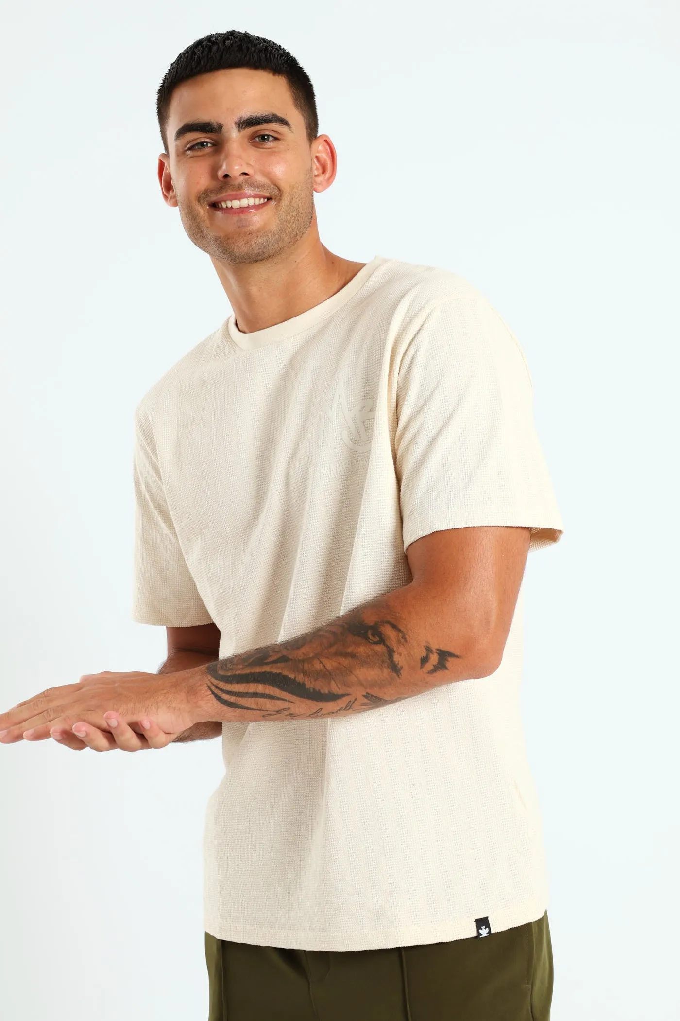 Mailbu Puff Front & Back Surf Interest Tee - Off White sold by Edgars product image thumbnail 3