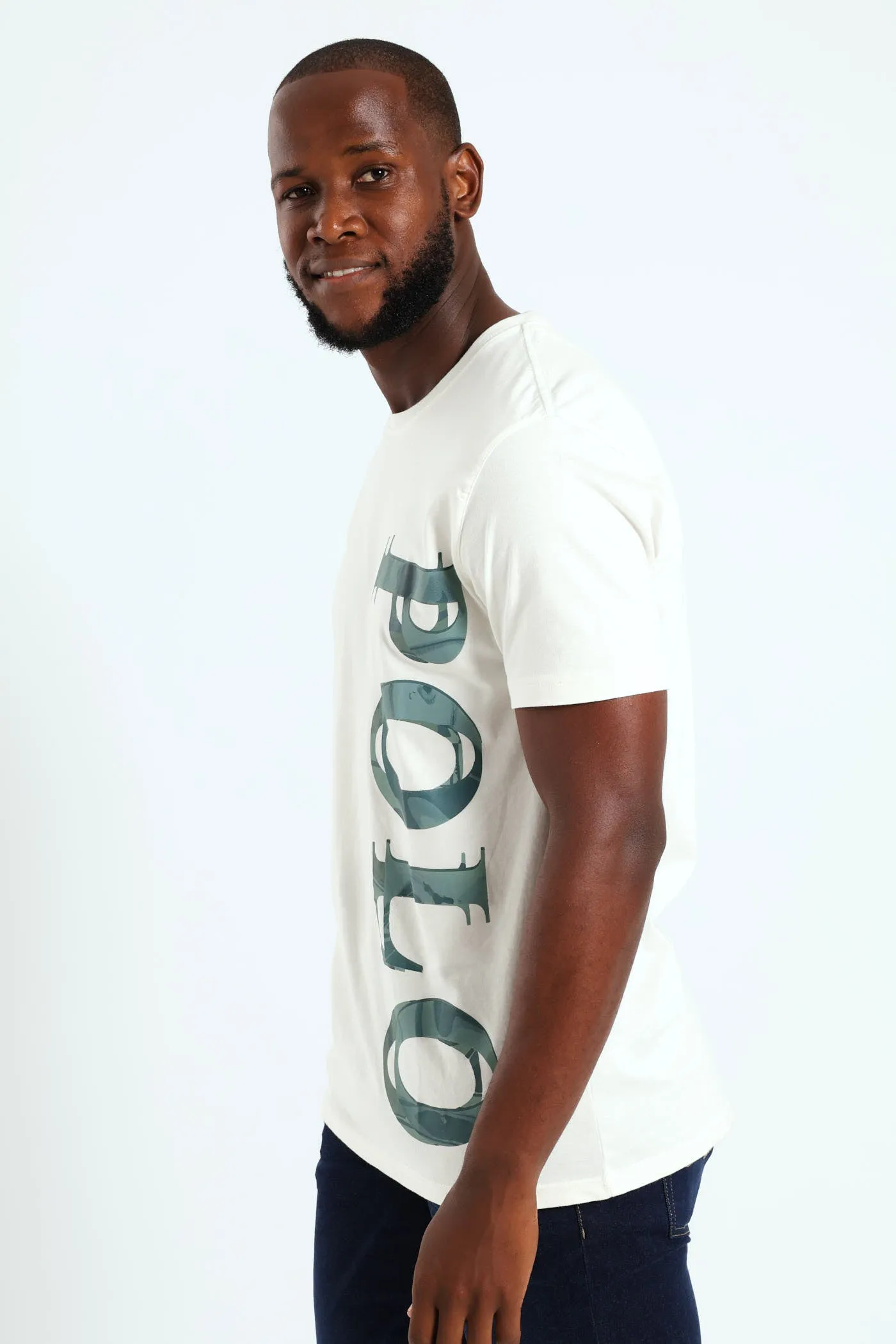 Vinny Logo Printed Tee - Off White sold by Edgars product image thumbnail 3