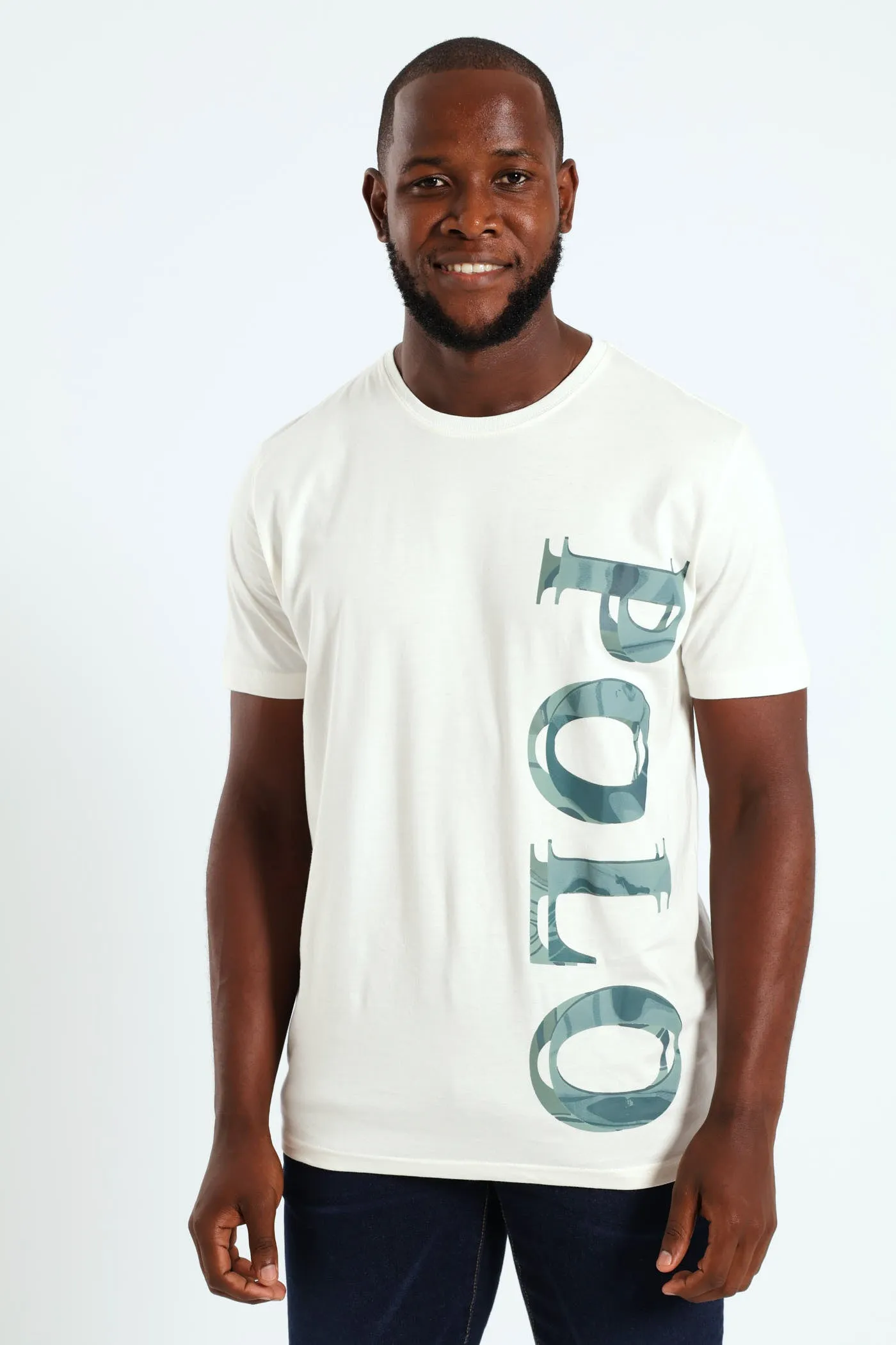 Vinny Logo Printed Tee - Off White sold by Edgars product image thumbnail 2