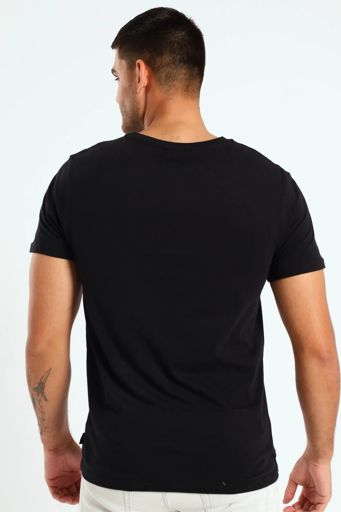 Basic Print Short Sleeve Tee - Black sold by Edgars product image thumbnail 3